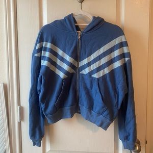 Blue Wildfox Zip Up Hoodie XS